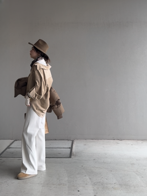 スウェードシャツ