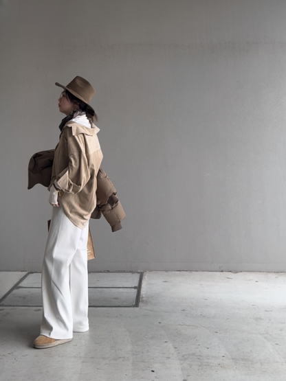 スウェードシャツ