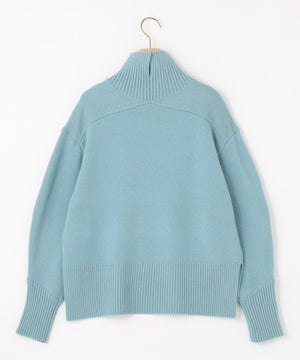 ウールカシミヤミックス ロールネック ニット