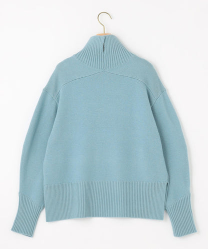 ウールカシミヤミックス ロールネック ニット