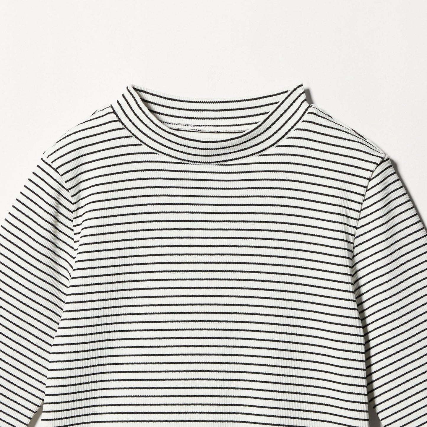 ニットライク モックネック カットソー