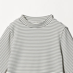 ニットライク モックネック カットソー