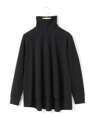 MidiUmi ハイネックフレアプルオーバー