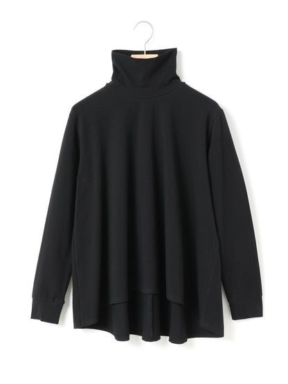 MidiUmi ハイネックフレアプルオーバー