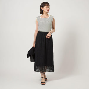 ブライトリブ フレンチスリーブ プルオーバー カットソー -制菌-