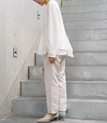 ドッキングイレヘムブラウス