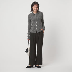 ポロニット カーディガン × ビスチェ ニット セット