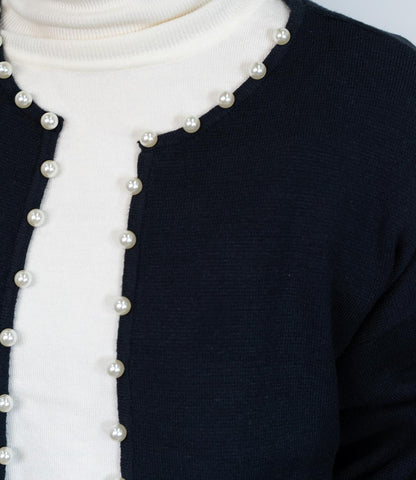 パールニットカーディガン