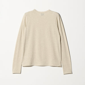 ラメ テンジク ロングスリーブ カットソー