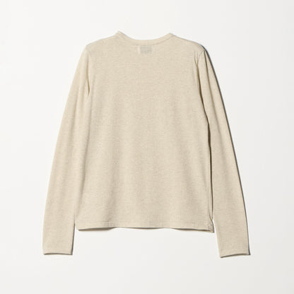 ラメ テンジク ロングスリーブ カットソー