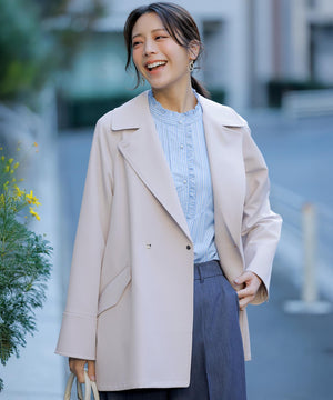 エレカジストレッチミドルトレンチ コート