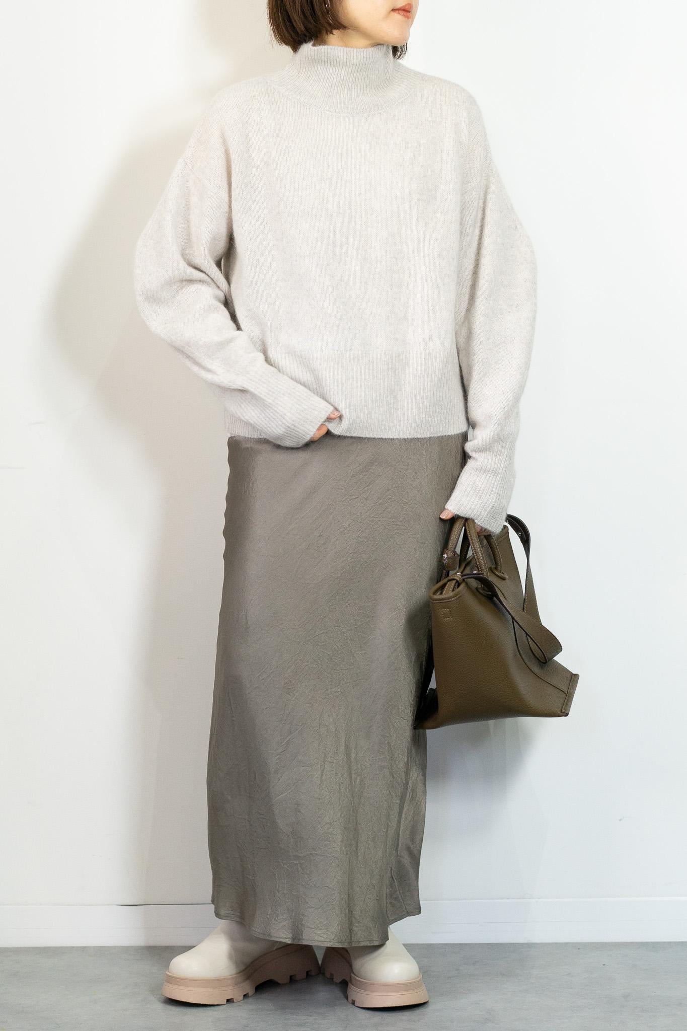 FOX混ボリュームスリーブニット