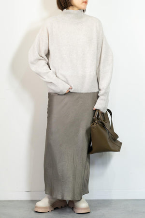 FOX混ボリュームスリーブニット