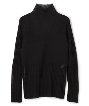 シアーニット コンビトップス