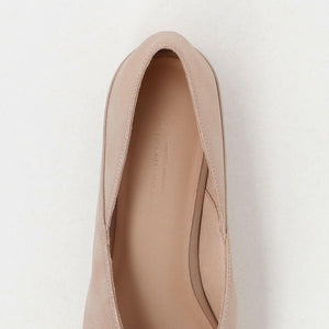 スクエア 2WAY フラットシューズ