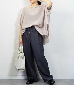 ツイードライクイージーパンツ