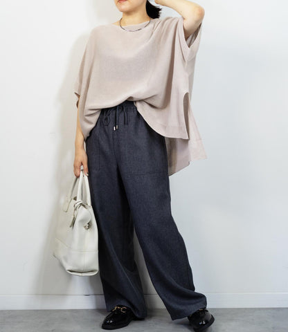 ツイードライクイージーパンツ