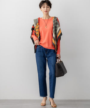 スリムストレート デニム パンツ