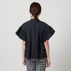 イージー フレアスリーブ ブラウス ‐撥水・UVカット・防シワ‐