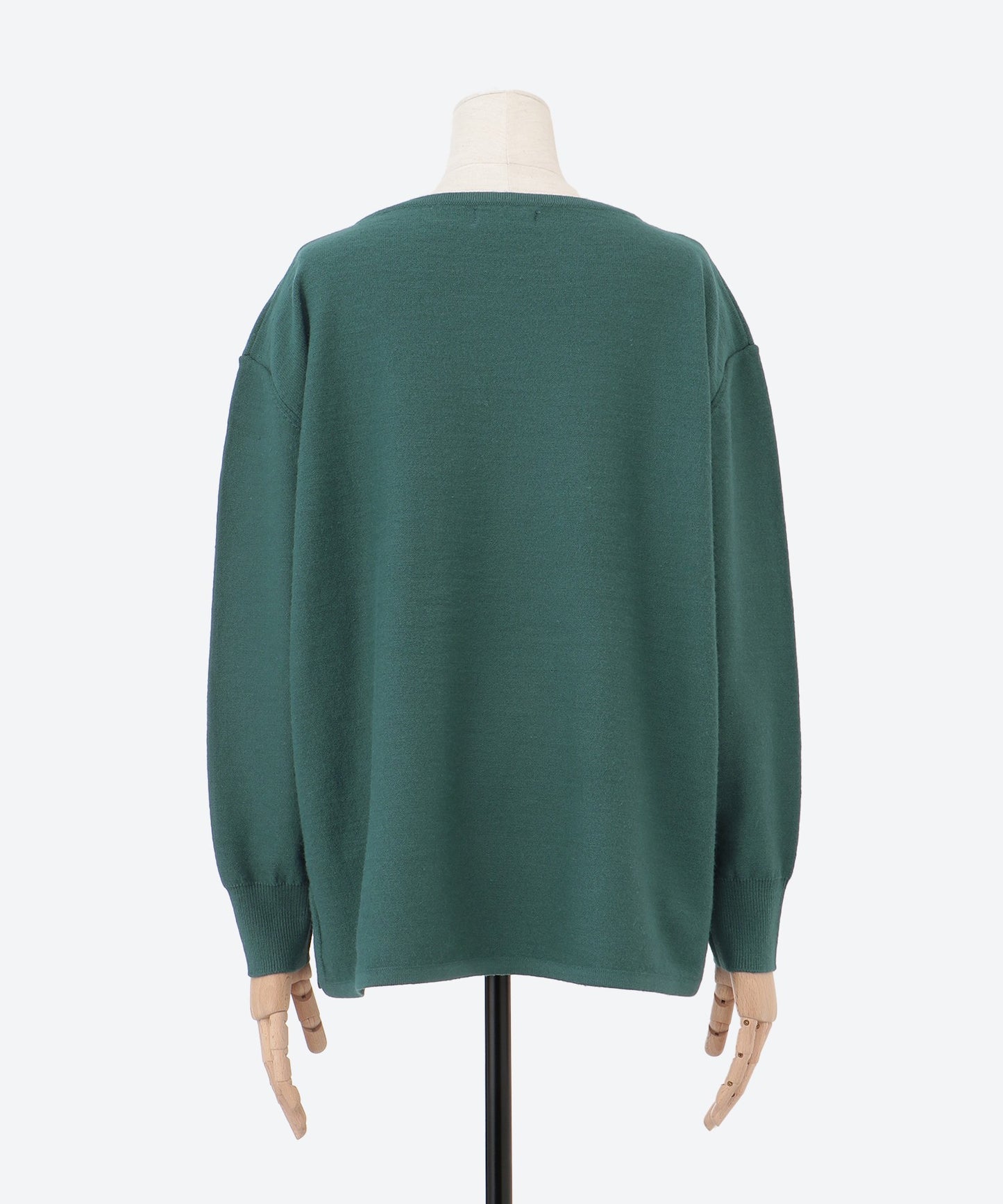 ボートカラーボリュームスリーブニット