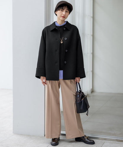 MANTECOPure リバー ステンカラーコート