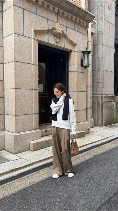 ダブルタックルーズワイドパンツ