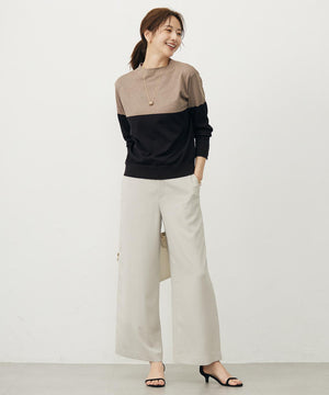 Light ジョーゼット ワイド パンツ