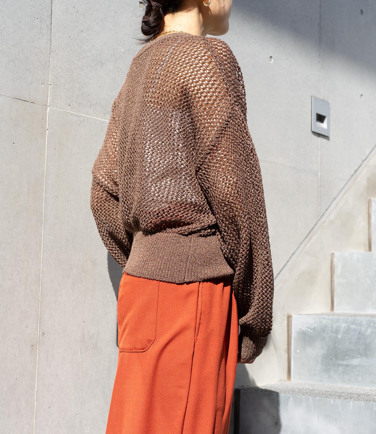 ダブルジップメッシュラメカーデブルゾン