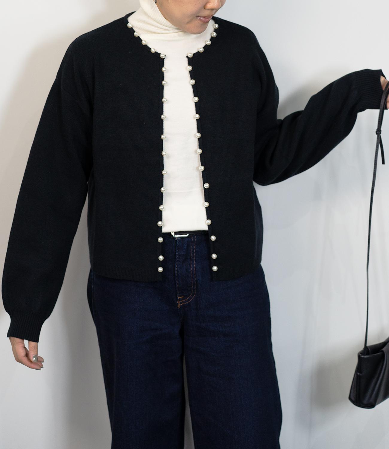 パールニットカーディガン