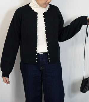 パールニットカーディガン