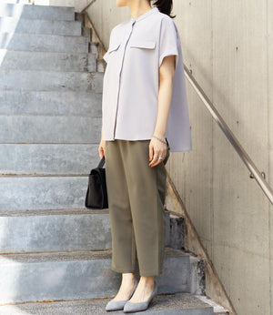 きれいめフラップサファリブラウス