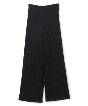シースルーケーブルニット パンツ