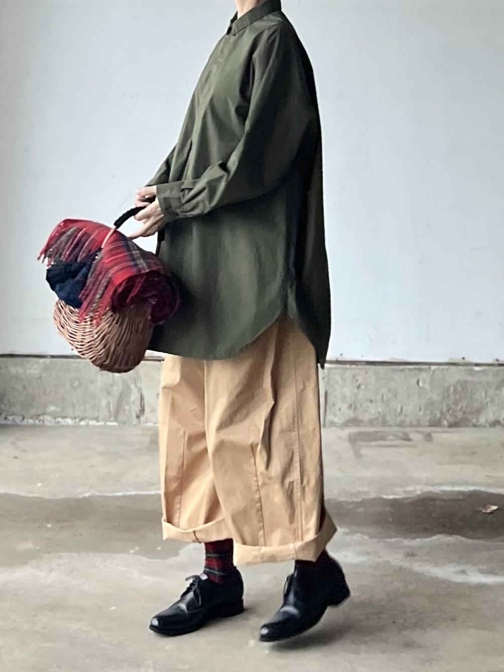 KHAKIプルオーバーシャツ