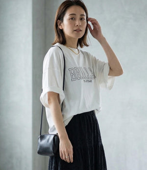 クロップドロゴTシャツ
