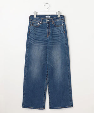 BASIC STRETCH DENIM ワイド ストレート デニム
