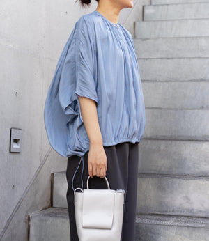 ギャザーモーフドルマンブラウス