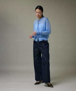 クルーネックニットカーデ《Melty air wool》