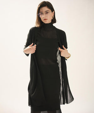 シアーニット コンビトップス