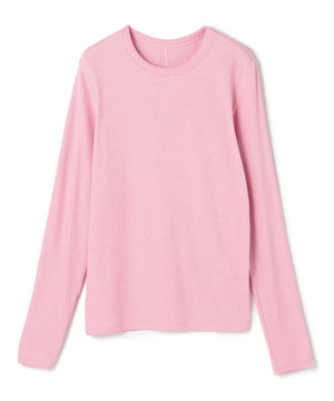 コットンカシミヤ クルーネックカットソー