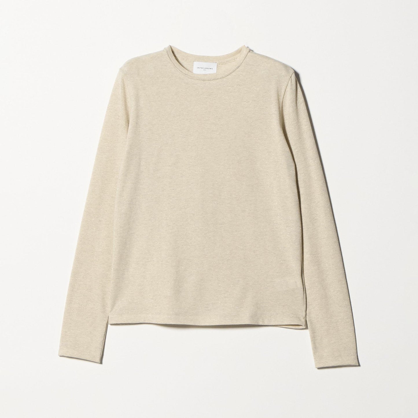 ラメ テンジク ロングスリーブ カットソー