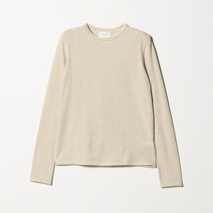 ラメ テンジク ロングスリーブ カットソー