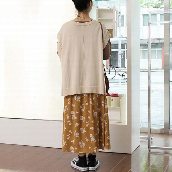 花柄ロングスカート