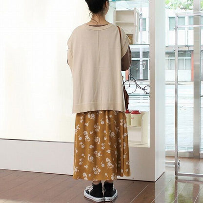 花柄ロングスカート