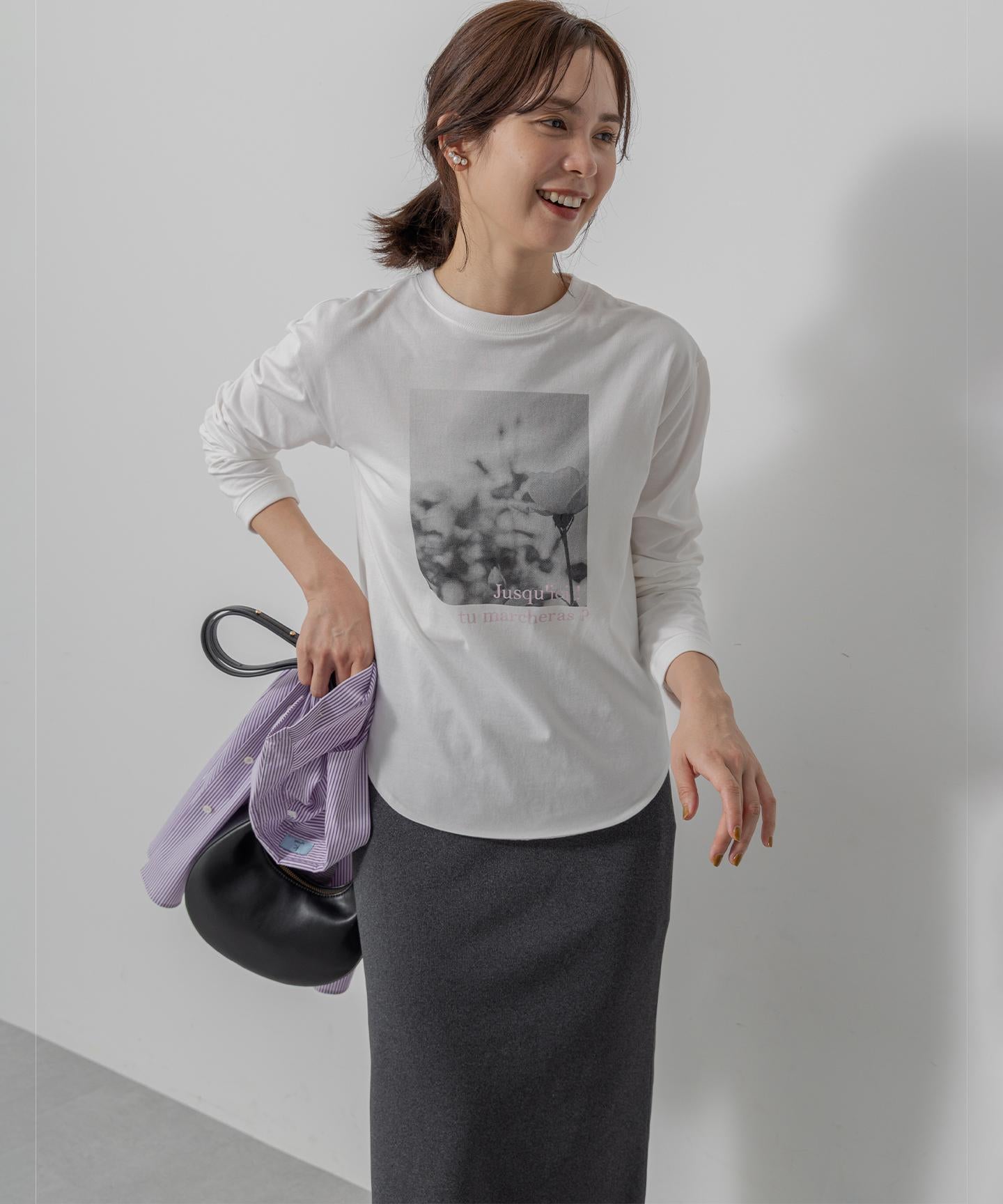 プリントロング Tシャツ