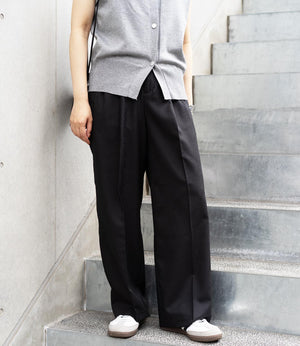 リネンライクシャイニータックパンツ