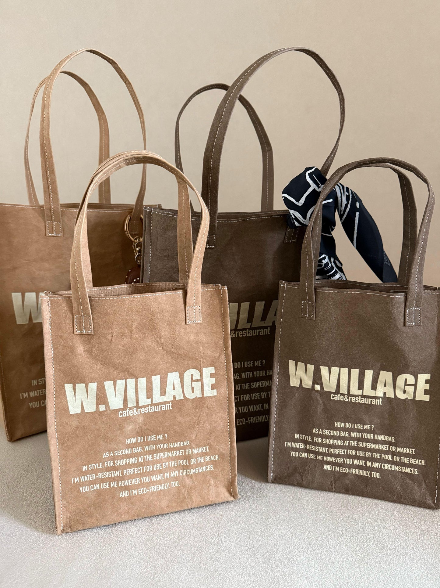 W.VILLAGE paper bag (M)