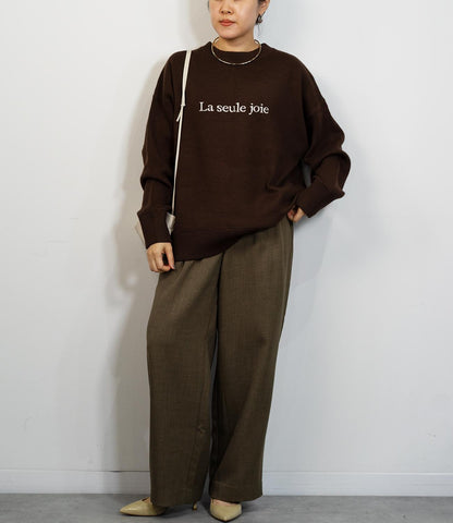 ワイドストレートパンツ