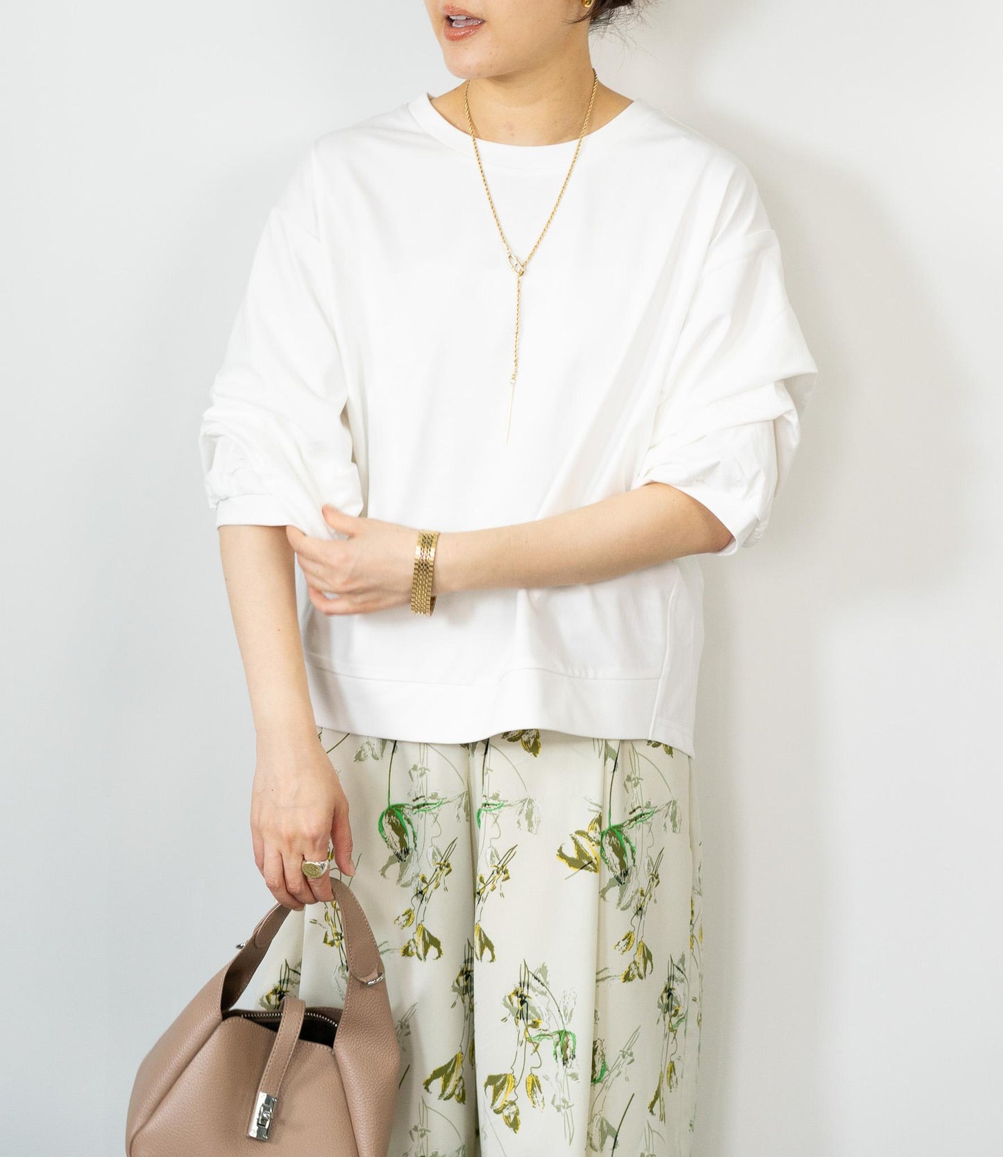 タックスリーブデザインカットソー