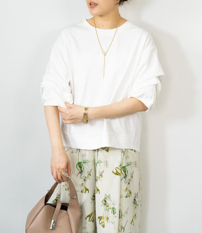 タックスリーブデザインカットソー