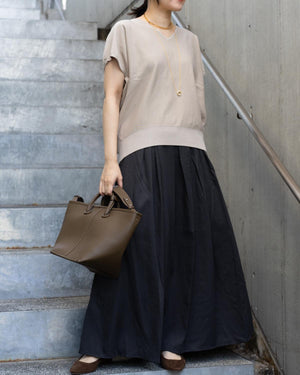 ボックスタックフレアスカート